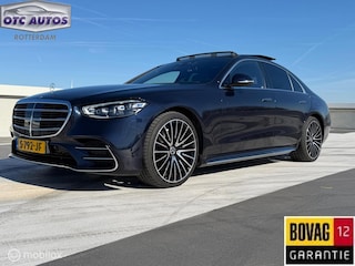 Mercedes-Benz S-klasse 580 e AMG Line Panoramaschuifdak-Dealer onderhoud rek. ter inzage