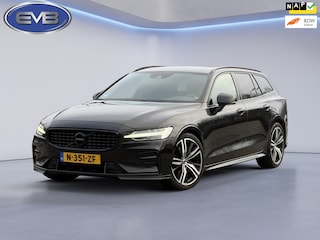 Volvo V60 2.0 B4 205 pk R-Design sport, Black edition, vele opties, sport leder, dealer onderhouden, 1 e eigenaar, NL auto met nap