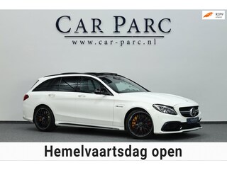 Mercedes-Benz C-klasse AMG 63 S 510+PK KERAMISCH/KUIPSTOELEN/SFEER/PANO/LEER+S.VERWARMING/19" LMV/360 CAM/ACC/ECC/12 MDN GARANTIE!