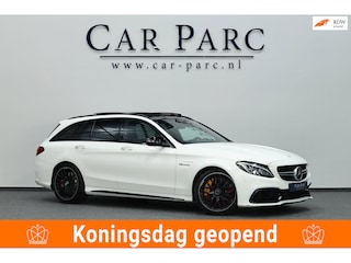 Mercedes-Benz C-klasse AMG 63 S 510+PK KERAMISCH/KUIPSTOELEN/SFEER/PANO/LEER+S.VERWARMING/19" LMV/360 CAM/ACC/ECC/12 MDN GARANTIE!