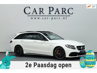 Mercedes-Benz C-klasse AMG 63 S 510+PK KERAMISCH/KUIPSTOELEN/SFEER/PANO/LEER+S.VERWARMING/19" LMV/360 CAM/ACC/ECC/12 MDN GARANTIE!