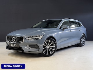 Volvo V60 2.0 T6 Plug-in hybrid AWD Essential Bright | Leder | Elektr. trekhaak | Adaptive cruise | Verwarmbaar stuur/voorstoelen | Full LED | Carplay