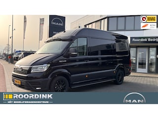MAN TGE 3.140 L3H3 Intense Black, LMV" zwart, Sidesteps zwart geschuurd, Zonneklep met verlichting.