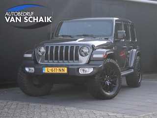 Jeep Wrangler Unlimited 2.0T Sahara SKY ONE | LEDER | CAMERA | TREKHAAK | ALPINE AUDIO | STOEL/STUURVERW. | NAVI |