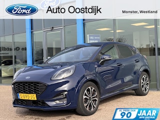 Ford Puma 1.0 EcoBoost Hybrid ST-Line 125PK Winterpack Cruise Camera Navi Climate Parkeersensoren Full-LED Privacy Glass *Sportief*