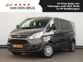 Ford Transit Custom 310 2.0 TDCI 170 pk Automaat L2H1 Trend DC | Airco | Navigatie | Cruise control | Dubbele schuifdeur | Achteruitrijcamera | PDC | Trekhaak | Betimmering |