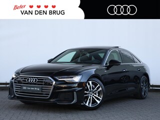 Audi A6 Limousine 50 TFSI e quattro S edition 299pk | Pano | B&O | HUD | Stoelverwarming | Camera | HD Matrix | Elek. stoelen | Memory bestuurderstoel | Stuurverwarming