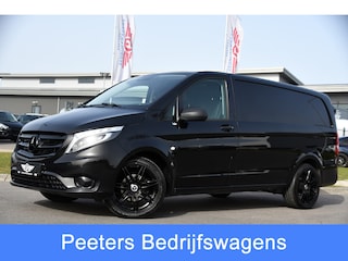 Mercedes-Benz Vito 116 CDI L2 Black Edition Camera, Cruise, LED, 164pk, Trekhaak, Leder, Multimedia, Automaat, Sensoren, Uniek!