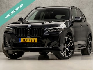 BMW X3 xDrive30e M Sport High Executive 293Pk Automaat (PANORAMADAK, M PAKKET, HEAD-UP DISPLAY, APPLE CARPLAY, 360 CAMERA, STUUR/STOELVERWARMING, ADAPTIVE CRUISE, SFEERVERLICHTING, NIEUWSTAAT)