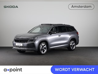 Skoda Kodiaq 1.5 TSI PHEV Sportline Business 204 pk Automaat (DSG) | Verlengde garantie | Navigatie | Panoramadak | Trekhaak (wegklapbaar) | Parkeersensoren | Achteruitrijcamera | Stoelverwarming v/a |