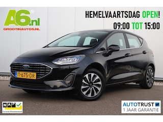 Ford Fiesta 1.0 EcoBoost Hybrid Titanium Navigatie LED Carplay Android Climate Cruise Control Rijstrooksensor
