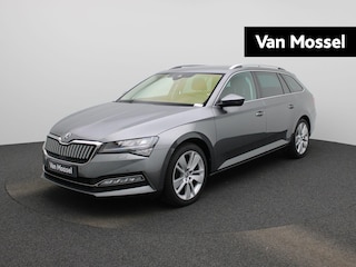 Skoda Superb Combi 1.4 TSI iV 160kW DSG6 Clever+ AUTOMAAT | ADAPTIEVE CRUISE | MEMORY | NAVIGATIE | CAMERA | WINTERPAKKET | VIRTUEEL | CLIMA | KEYLES | DAB | LMV | PDC | 12 MAANDEN BOVAG GARANTIE |