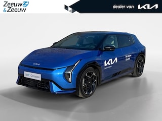 Kia EV4 GT-PlusLine 81.4 kWh | 17% bijtelling | 584 km WLTP-actieradius | Dodehoek camera | 360 camera | Elektrisch verstelbare stoelen incl. geheugenfunctie | Harman/Kardon audio-installatie | Glazen schuif-/kanteldak | Stoelverwarming- en ventilatie | Draadloos