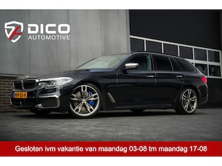BMW 5-serie Touring M550d 400pk xDrive High Executive M-Sportpakket / Led-Koplamp/ Leder/ Sport-Stoelen/ Stoel.Verw/ Head-Up/ Keyless/ Harman&Kardon/ 360-Camera/ 20'' LMV