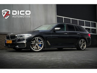 BMW 5-serie Touring M550d 400pk xDrive High Executive M-Sportpakket / Led-Koplamp/ Leder/ Sport-Stoelen/ Stoel.Verw/ Head-Up/ Keyless/ Harman&Kardon/ 360-Camera/ 20'' LMV