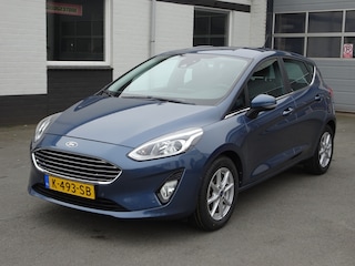 Ford Fiesta 1.0 EcoBoost Hybrid Titanium X Automatische airco, navigatie, parkeersensoren voor en achter, cruise controle, licht metalen velgen, 125 PK, mistlampen, apple carplay, android auto, enz.