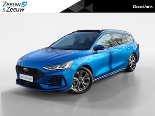 Ford Focus Wagon 1.0 EcoBoost Hybrid ST Line X 155PK Automaat | Panoramadak | Afn. Trekhaak | Adaptieve Cruise Control | Winter Pack | BLIS | B&O | Privacy Glass