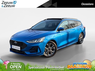 Ford Focus Wagon 1.0 EcoBoost Hybrid ST Line X 155PK Automaat | Panoramadak | Afn. Trekhaak | Adaptieve Cruise Control | Winter Pack | BLIS | B&O | Privacy Glass