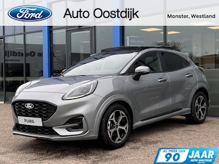 Ford Puma 1.0 EcoBoost Hybrid ST-Line X 125PK Automaat Panodak Winterpack Camera Cruise Navi B&O Climate Keyless Elek. Achterklep Full-LED Privacy Glass *Sportief*