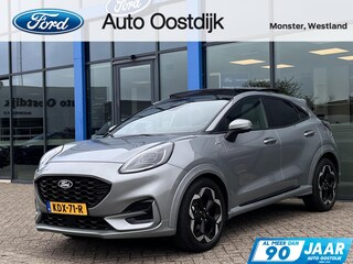 Ford Puma 1.0 EcoBoost Hybrid ST-Line X 125PK Automaat Panodak Winterpack Camera Cruise Navi B&O Climate Keyless Elek. Achterklep Full-LED Privacy Glass *Sportief*
