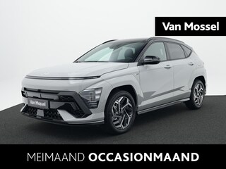 Hyundai Kona 1.6 GDI HEV N Line Sky | Nieuw uit voorraad leverbaar | Schuif/Kantel dak | Stoelverkoeling | Stoelverwarming | Stuurverwarming | 360 Camera | Apple Carplay/Android Auto | Demo Beschikbaar Per 06-06-26