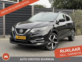 Nissan Qashqai Premium Edition 1.3 DIG-T 160PK DCT7 Automaat Navigatie, Rondomzichtcamera, Leder, Stoelverwarming, Parkeersensoren