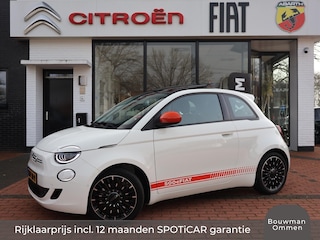 Fiat 500 42kWh 118pk Automaat Icon, Rijklaarprijs | SOH 95,4% | Schuif/-kanteldak | Navigatie | Camera | DAB+ | 17 inch wielen