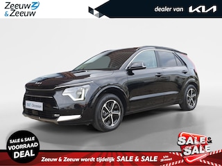 Kia Niro 1.6 GDi DynamicPlusLine | Stoel en stuurverwarming | Schuifdak | Dodehoek detectie | Navigatie | Camera | Parkeersensoren voor en achter | Elektrische achterklep | Verbruik 1 op 20!