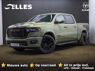 Dodge Ram 1500 2025 3.0L HURRICANE LARAMIE Night | BPM VRIJ | NIEUW | LPG | Deksel  | Panoramadak