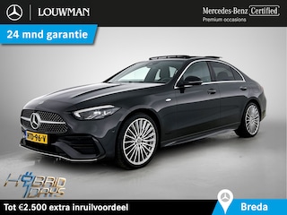 Mercedes-Benz C-klasse 300 e Business Solution AMG AMG Line | Night Pakket | Panoramadak | 19 Inch AMG Velgen | Memory Voorstoelen. Inclusief 24 maanden MB Certified garantie voor Europa.