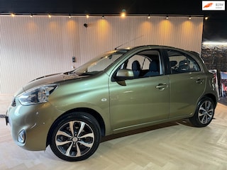 Nissan Micra Olijf groen 1.2 Pano | navi | keyless | Pdc