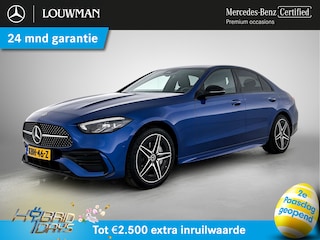 Mercedes-Benz C-klasse 300 e AMG Plug-In Hybride Trekhaak | AMG LIne | Night Pakket | Memory Voorstoelen | Ledkoplampen | Inclusief 24 maanden Mercedes-Benz Certified garantie voor Europa.
