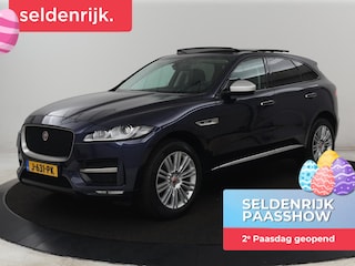 Jaguar F-Pace 2.0 R-Sport AWD 25t | Panoramadak | Leder | Stoelverwarming | Bi-Xenon | Camera | Navigatie | 20'' | Meridian Surround | Bluetooth | Cruise control | Parkeerhulp | Climate control