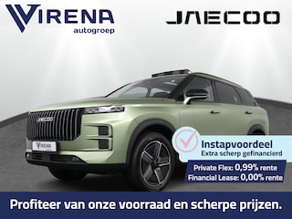 Jaecoo 7 1.5 GDI SHS-P Exclusive Automaat - Inruilpremie € 1.500,- Panoramadak - Elektrisch verstelbare stoel(en) met geheugen - Parkeerhulp voor en achter - 1.500kg trekgewicht - Fabrieksgarantie tot 02-2032
