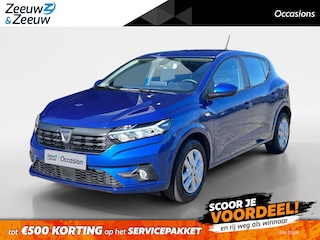 Dacia Sandero 90PK TCe Comfort | Apple CarPlay/Android Auto | Airco | Cruise Control | Full LED | Armsteun | Elektrische Ramen & Spiegels | Licht & Regen Sensor |