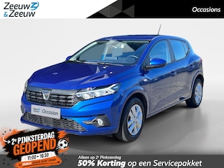 Dacia Sandero 90PK TCe Comfort | Apple CarPlay/Android Auto | Airco | Cruise Control | Full LED | Armsteun | Elektrische Ramen & Spiegels | Licht & Regen Sensor |