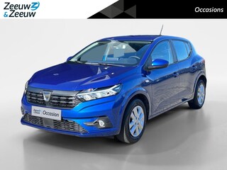 Dacia Sandero 90PK TCe Comfort | Apple CarPlay/Android Auto | Airco | Cruise Control | Full LED | Armsteun | Elektrische Ramen & Spiegels | Licht & Regen Sensor |