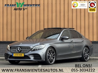Mercedes-Benz C-klasse 200 Business Solution AMG Plus Upgrade Edition | Burmester | Panoramadak | Sfeerverlichting | Apple Carplay | Android Auto | Camera | Lane Assist | Dodehoeksensor | LED |