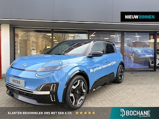 Nissan Micra EVOLVE 52 kWh | Parkeersensoren voor- en achter | Achteruitrijcamera | Navigatiesysteem | Adaptieve Cruise Control | Appel CarPlay & Android Auto draadloos | Climate Control | Fabrieksgarantie