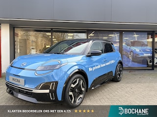 Nissan Micra EVOLVE 52 kWh | Parkeersensoren voor- en achter | Achteruitrijcamera | Navigatiesysteem | Adaptieve Cruise Control | Appel CarPlay & Android Auto draadloos | Climate Control | Fabrieksgarantie