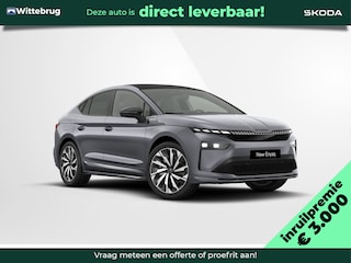 Skoda Enyaq Coupe 85 Sportline 21" lichtmetalen velgen Supernova / Business Upgrade pakket Advanced / Winter Pakket / €3000 inruipremie