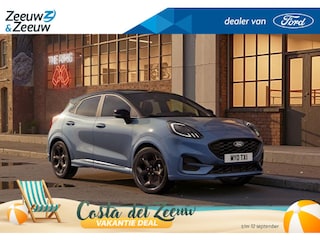 Ford Puma 1.0 EcoBoost Hybrid Blue Cruise Edition Vapor Blue | 18" Zwarte velgen | Blue Cruise | Driver Assistance Pack | 0,99% rente icm Ford Options