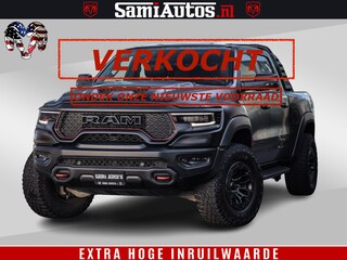 Dodge Ram 1500 TRX 6.2 4X4 | FULL PPF WRAP | HELLCAT | DIGI CLUSTER | RAMBAR | BEADLOCK WHEELS | PANORAMA | HEADUP | 360CAM | 12'' MULTIMEDIA | CARBON PACK | 3500KG | ZEER EXCLUSIEF
