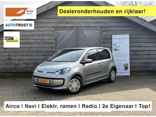 Volkswagen Up 1.0 move up! BlueMotion | Airco | Navi | Elektrische ramen | Dealeronderhouden | 2e Eigenaar | Leuke auto!!