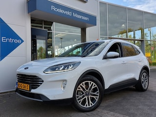 Ford Kuga 2.5 PHEV Titanium | Navi | Apple Carplay+Android Auto | Clima | Cruise | Pdc V+A+Camera | Rijstrook+Licht+Regensensor | Stoel+Stuurwielverwarming | Privacy Glass | 18''lm