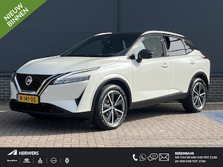 Nissan Qashqai 1.3 MHEV Xtronic Tekna / Pro Pilot / Panorama Dak / AppleCarplay & AndroidAuto / Head-up Display / 360" Camera / Parkeersensoren Voor + Achter / 19" Lichtmetalen Velgen / Stoel en stuurverw. /