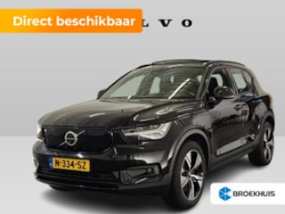 Volvo XC40 Recharge Pro | Panoramadak | Stoel en stuurwielverwarming | 360 Camera | Adaptieve Cruise control | Elek. stoelen | Parkeersensoren voor en achter |