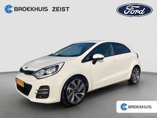 Kia Rio 1.2 CVVT ExecutiveLine | 100% onderhouden | Parkeercamera | Climate control | Cruise controle | Navigatie incl. bluetooth | Stoelverwarming | 17'' LM