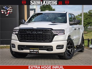 Dodge Ram 1500 1500 Limited Night High Output 540HP 706Nm | Massage + Full Option | De Meest Luxe en Volle Pick-Up in zijn Klasse | Comfortabele Dubbele Cabine met Royale 5 Zitplaatsen | BPM vrij | Nu Leverbaar uit Voorraad | Voorraad Nr 2298 - 7479