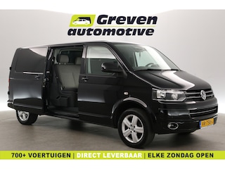 Volkswagen Transporter 2.0 TDI L2H1 140PK | Aut. | Dubbele Cabine | Airco | Cruise | Trekhaak | Navi | Parkeersens.